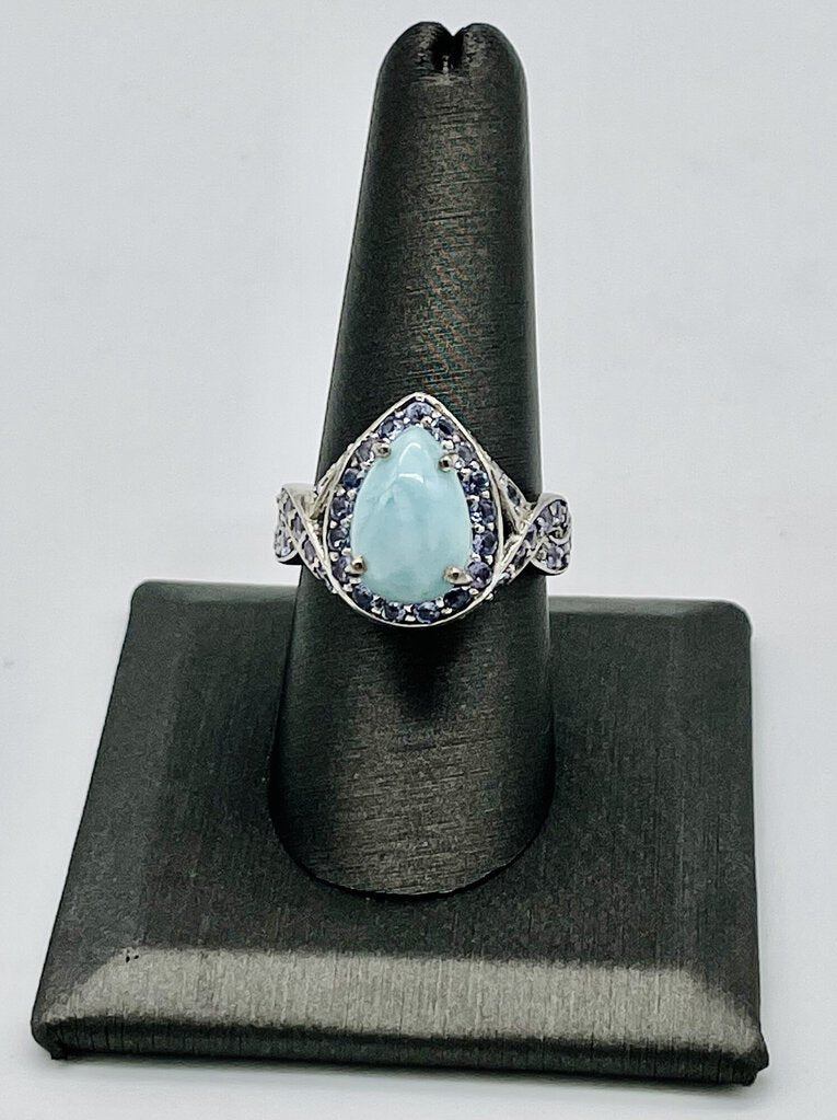 SS Laramar W/tanzanite Rn