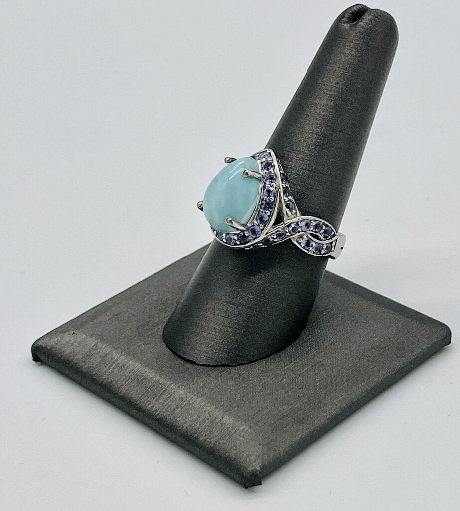 SS Laramar W/tanzanite Rn