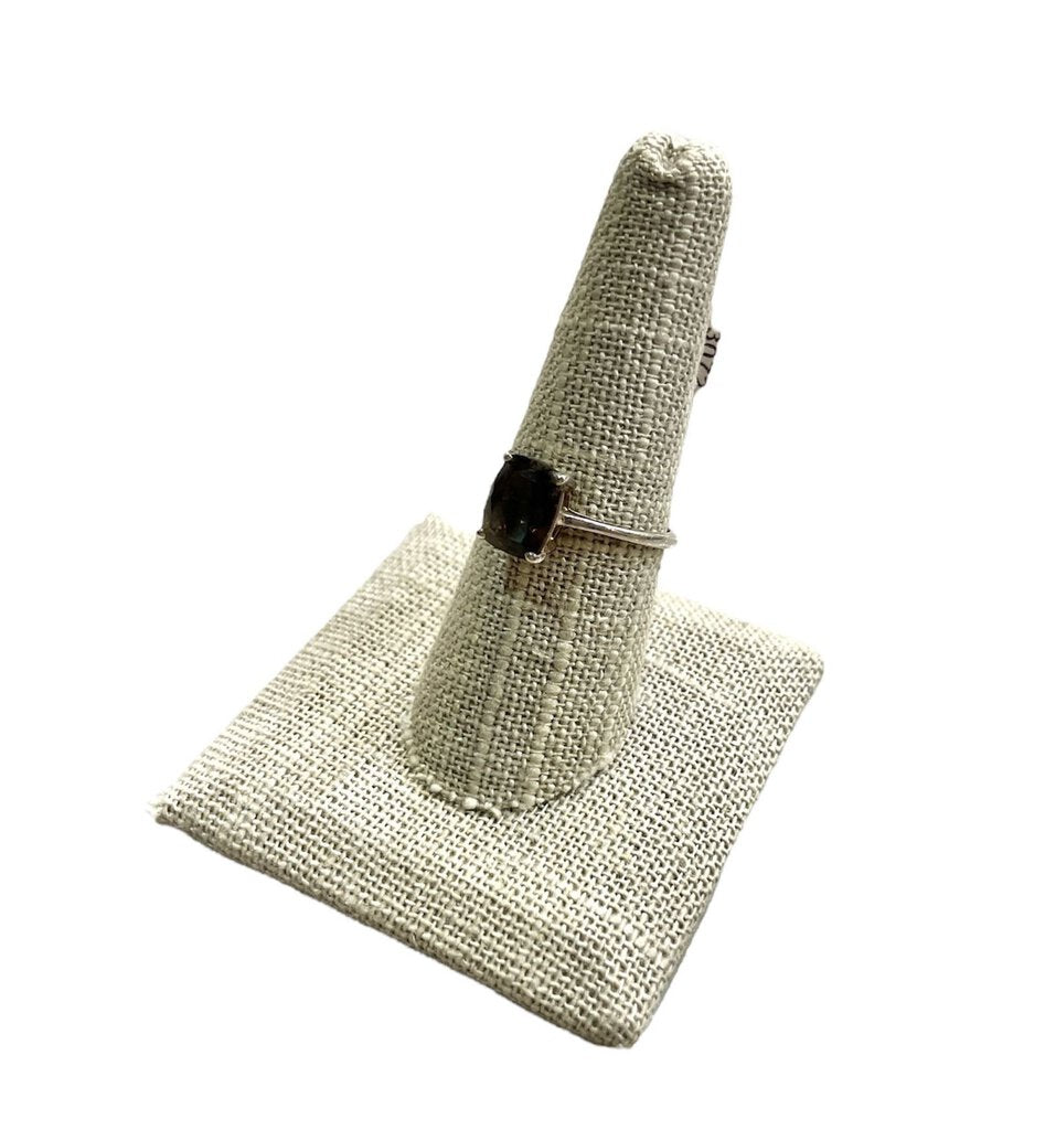 SS Cushion Smokey Qtz