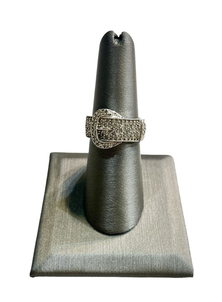 SS BUCKLE RING SZ 6.5