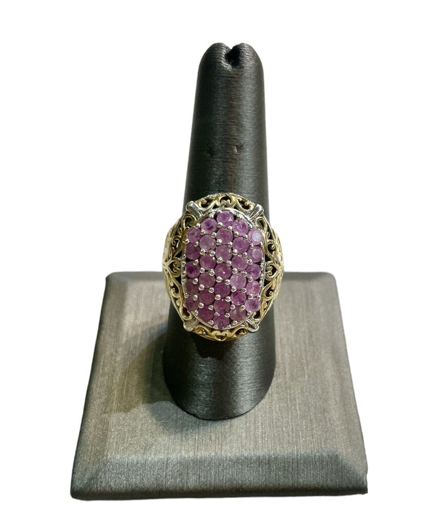 Ss/gp Pink Sapphire Ring