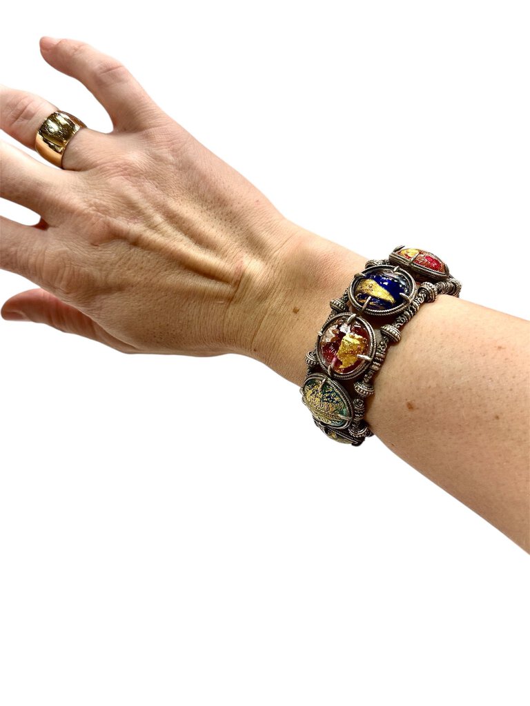 SS LARGE BOHMIAN STYLE BRACELET