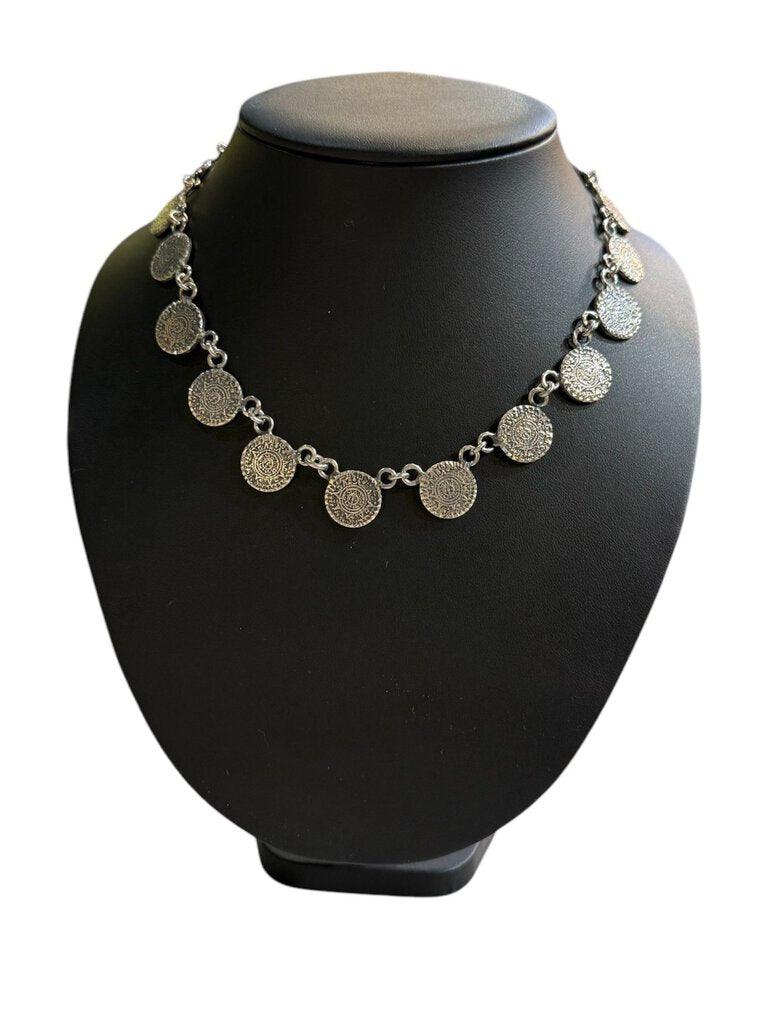 SS MAYAN CALENDER NECKLACE