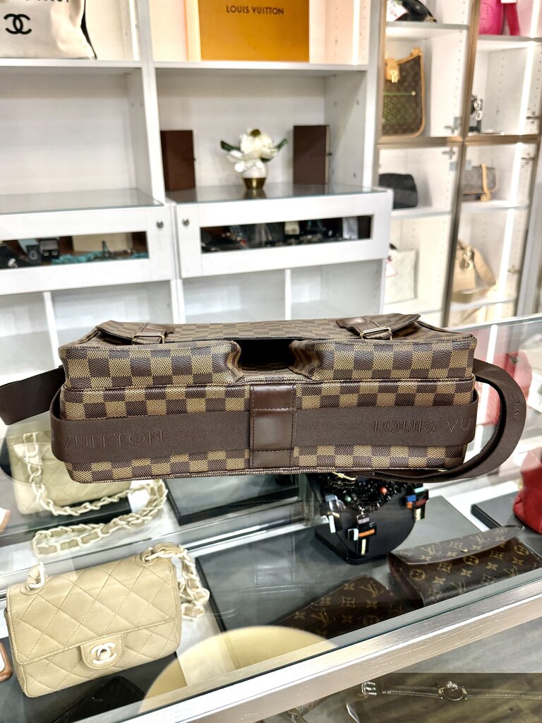 LV BROADWAY BAG DAMIER EBENE MESSENGER