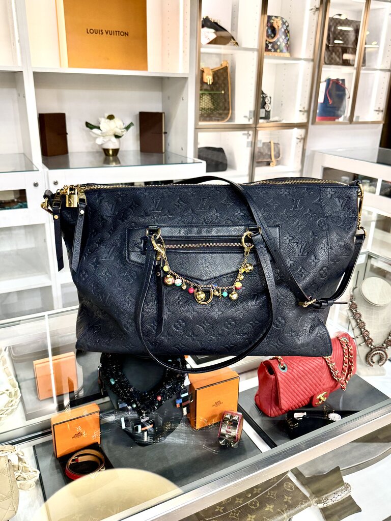 LV MONOGRAM LUMINEUSE GM DARK BLUE