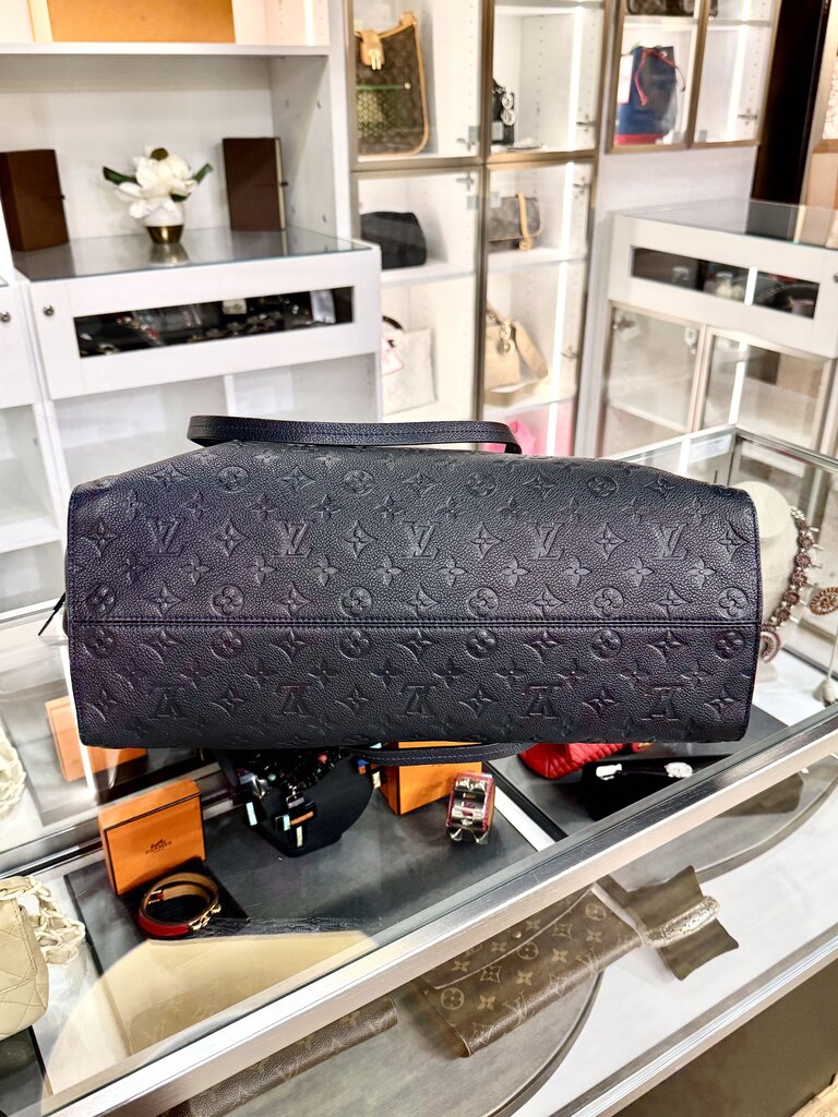 LV MONOGRAM LUMINEUSE GM DARK BLUE