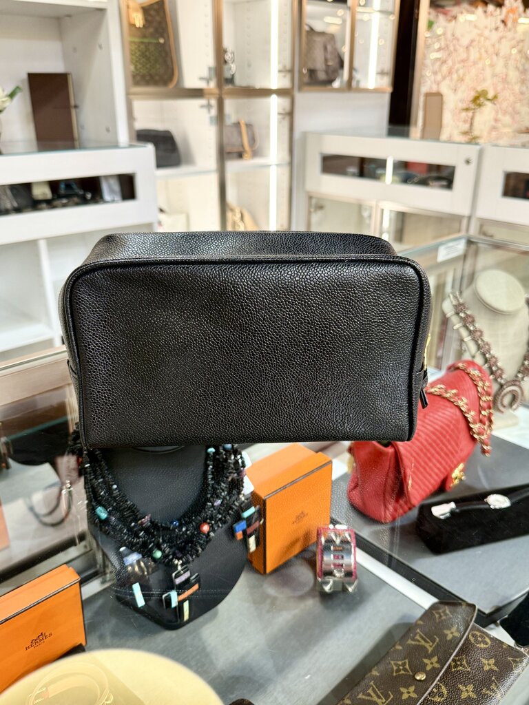CHANEL COSMETIC BAG CAVIER