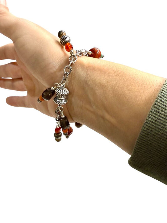 SS MULTI COLOR CHARM BRACELET MAGNETIC