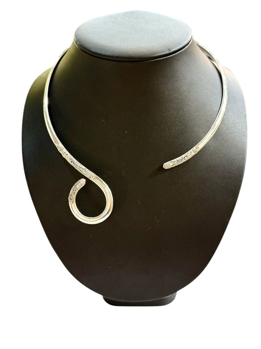 SS LARGE COLLAR STYLE NECKLACE