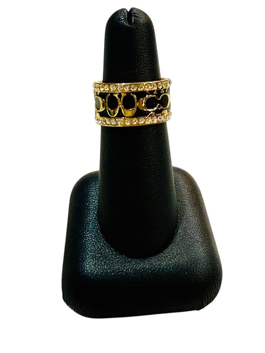 PLATED WIDE BAND COACH SZ 6