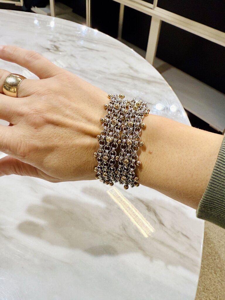 SG 8" TUTONE BRACELET