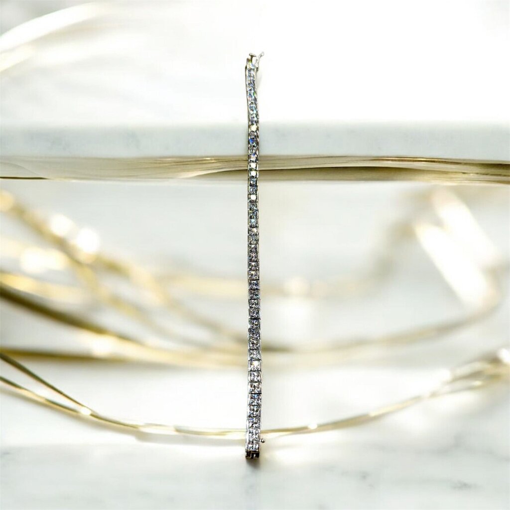 SS PC CZ TENNIS BRACELET