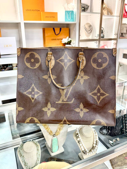 LV "ON THE GO" GM MONOGRAM TOTE