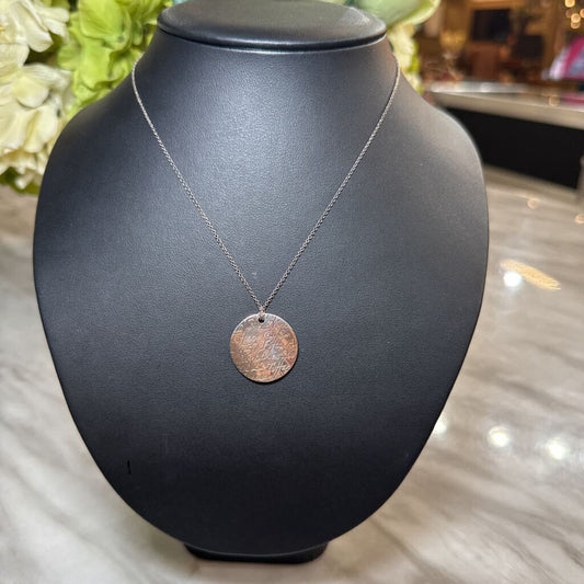 SS TIFFANY & CO THE WAVE PENDANT ON 16" CHAIN