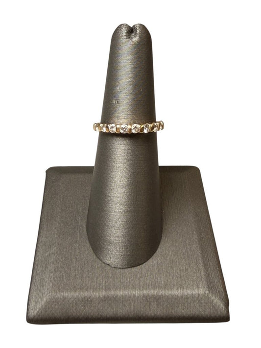 14KT YG 1/2TW ANNIVERSARY BAND SZ 6