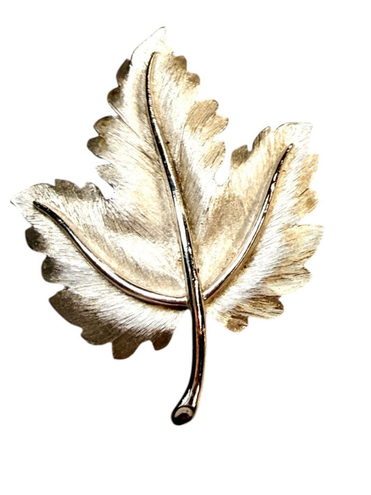 PLATED LEAF PIN