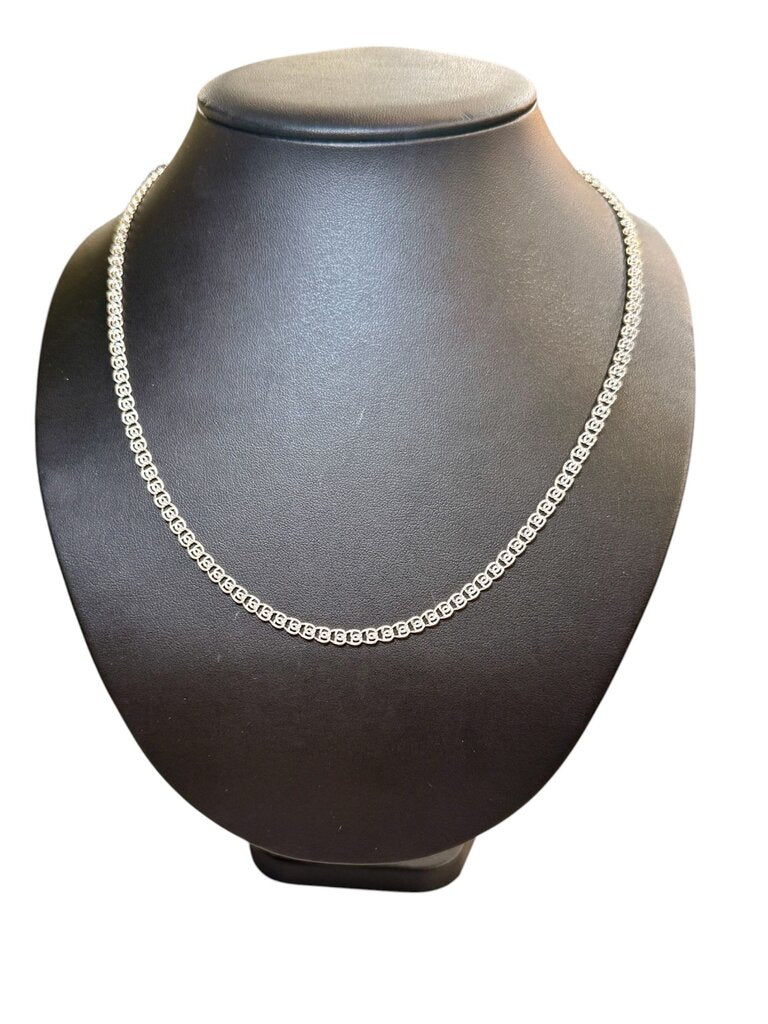 SS HEART LOVE CHAIN 20"