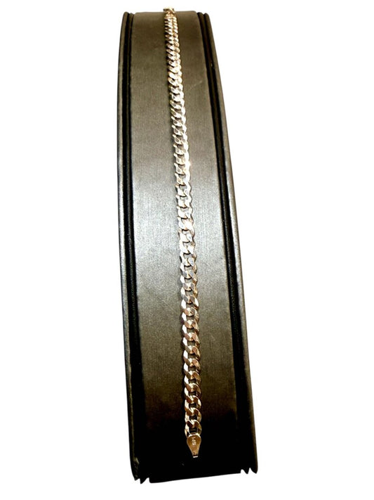 SS 5.2MM CURB LINK CHAIN 8"