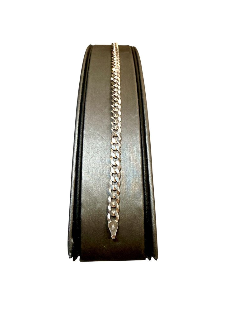 SS 5.2MM CURB LINK CHAIN 8"