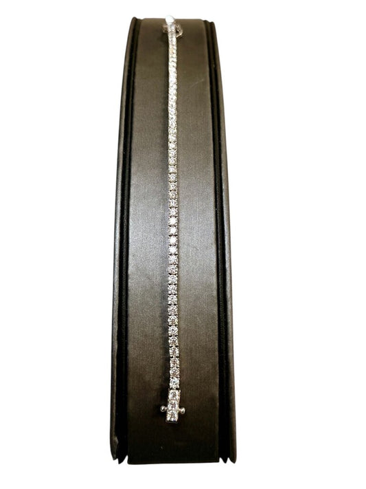 SS 3MM MOISANITE TENNIS BRACLET