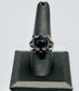 Ss Blk Spinel/ruby Frog R
