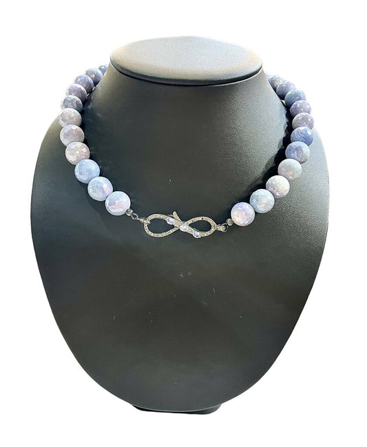 Blue Moonstone Necklace