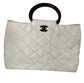 Chanel Whte Wooden Caviar
