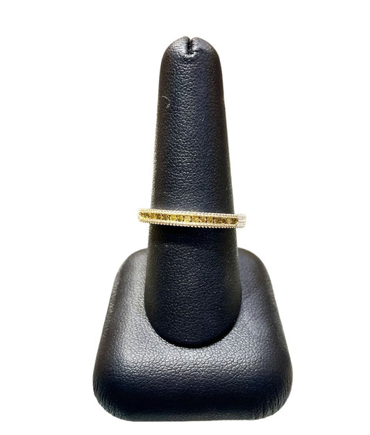Ss Yllw Diamond Stackable