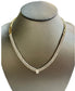 14KT YG OMEGA 5.2CTTW PEAR SHAPE DIAMOND 18"