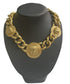 BRONZE VERSACE NECKLACE WITH BOX