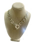 SS TIFFANY &CO CUSHION LINK TOGGLE NECKLACE