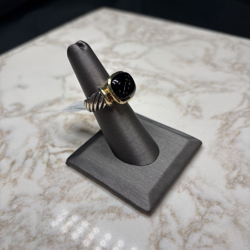 DAVID YURMAN BLK ONYX RING SZ 7
