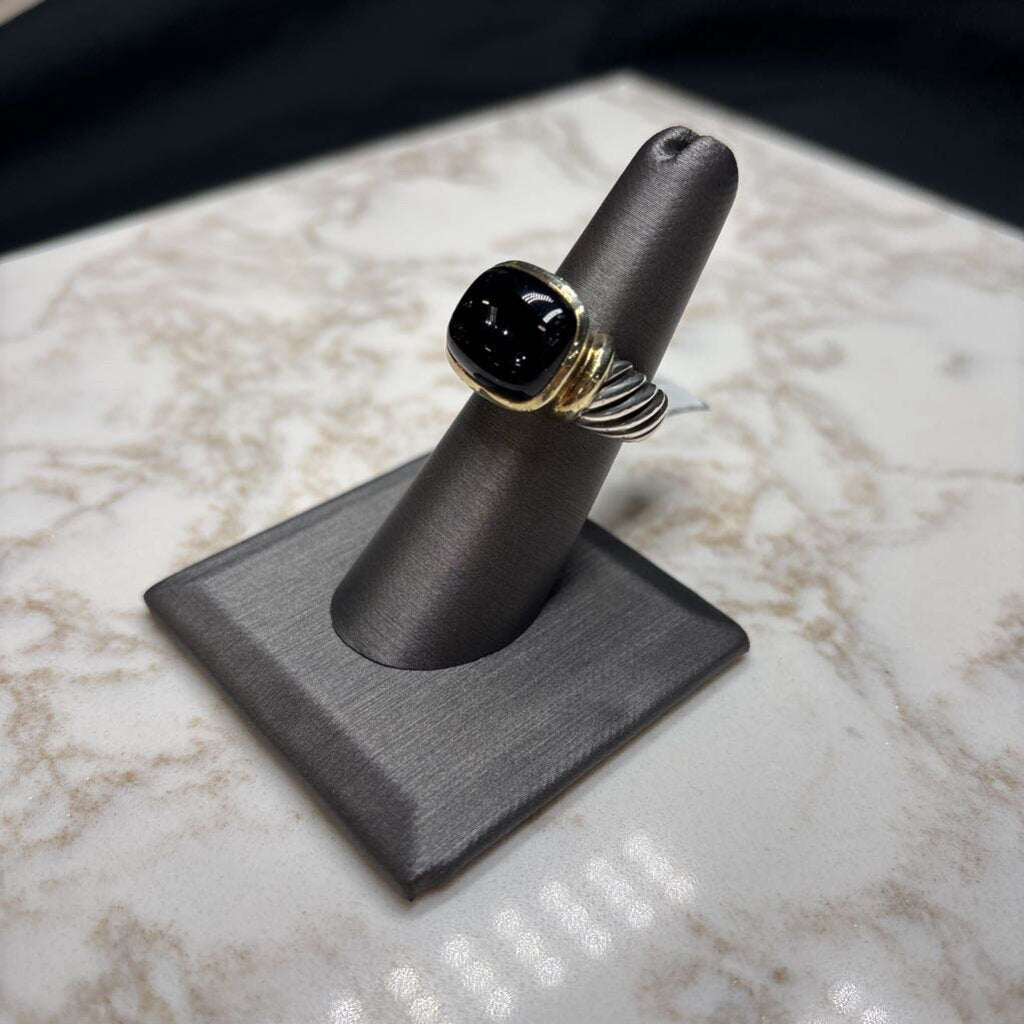 DAVID YURMAN BLK ONYX RING SZ 7