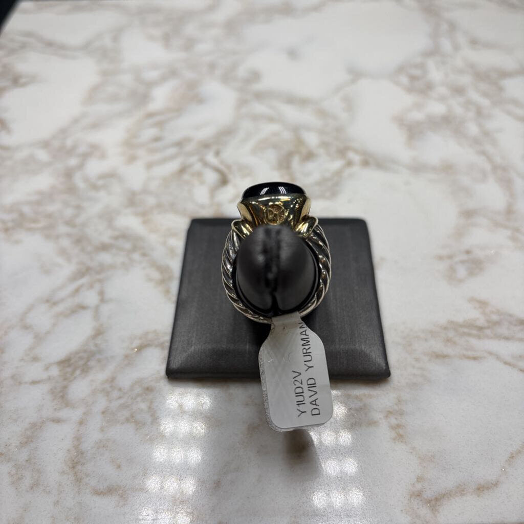 DAVID YURMAN BLK ONYX RING SZ 7