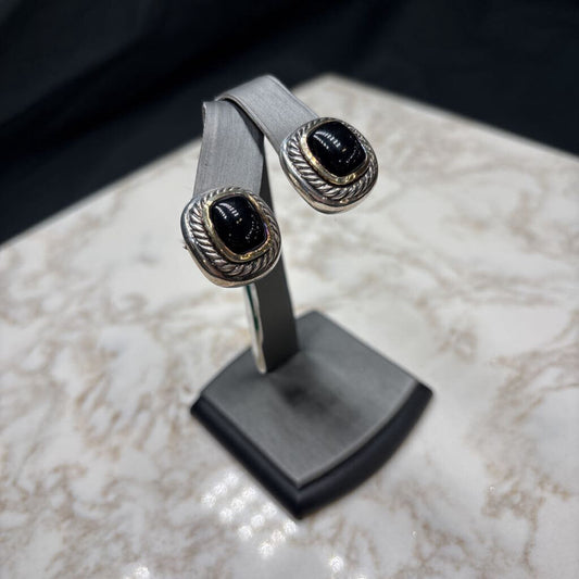 DAVID YURMAN ONYX EARRINGS