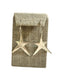 SS LARGE STAR DANGLE EARRINGS