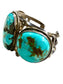 SS 3 TURQUOISE CUFF BRACELET