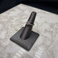 14KT WG 1.14CT MOISANITE RB BEZEL SET SOLITAIRE SZ 7.25