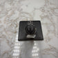 14KT WG 1.14CT MOISANITE RB BEZEL SET SOLITAIRE SZ 7.25