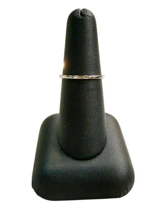 18KT WG 1.3MM THIN BAND SZ 7