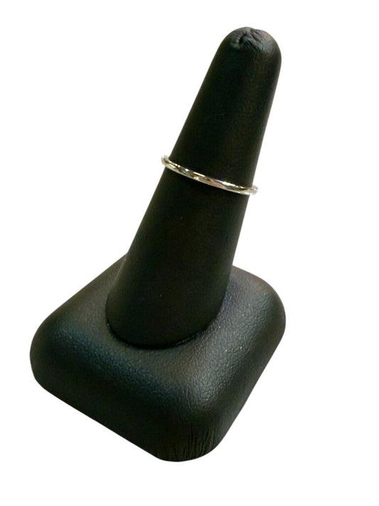 18KT WG 1.3MM THIN BAND SZ 7