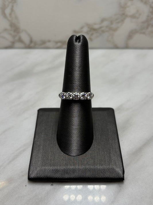 14KT WG ANNIVERSARY 1CTTW PRONG SET SZ 8