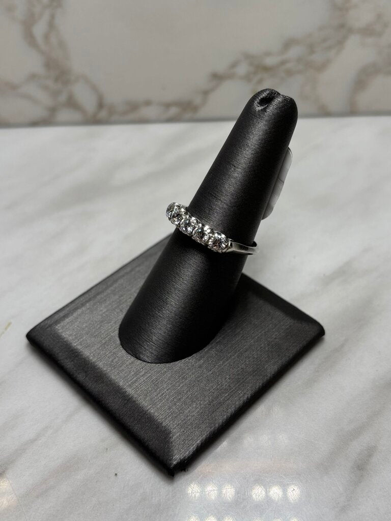 14KT WG ANNIVERSARY 1CTTW PRONG SET SZ 8