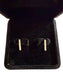 14KT YG .32TW RB HUGGY EARRINGS W/APPRAISAL