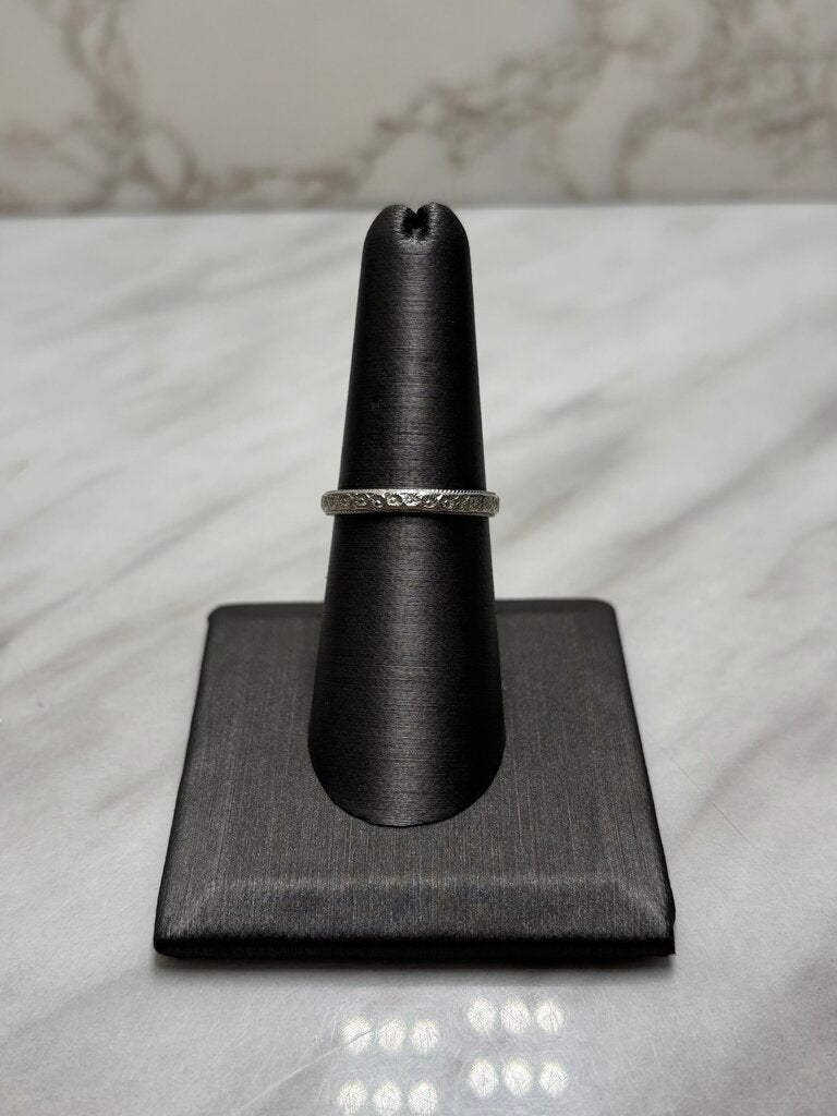 14KT WG STACKABLE THIN BANDS
