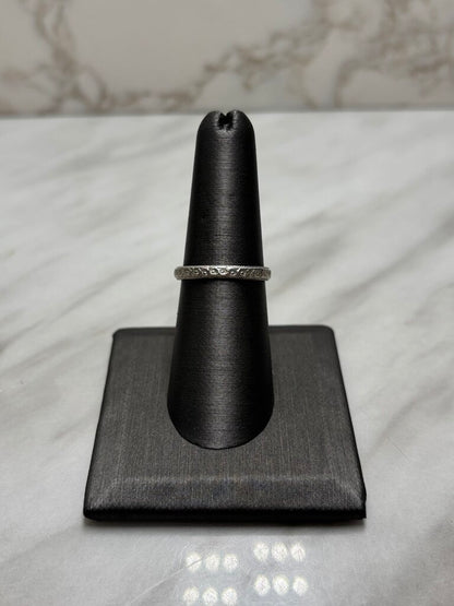 14KT WG STACKABLE THIN BANDS
