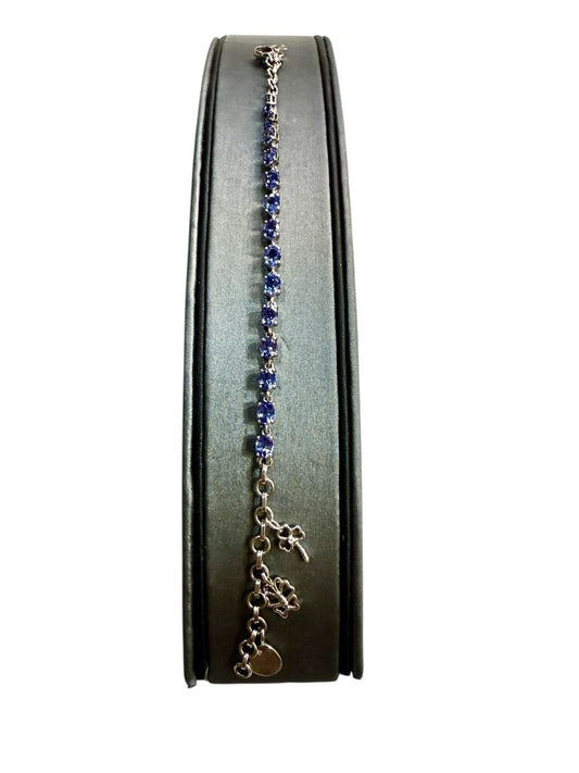 SS TANZ TENNIS BRACELET W/CHARMS