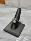 PLAT 2 PEARL BYPASS DESIGN RING W/MELEE SZ 8.75