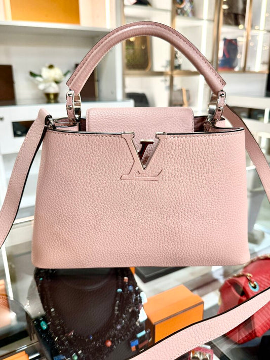 LV TAURILLION CAPUCINES BB CROSS BODY