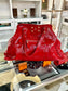 FENDI RED LEATHER SHOULDER BAG